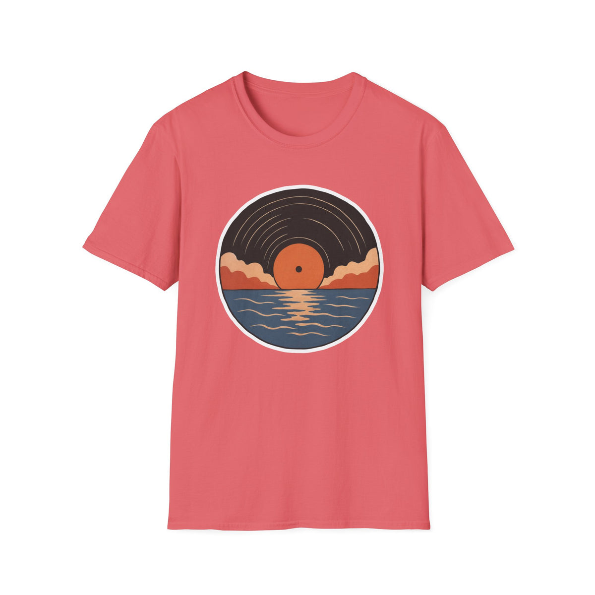 Vinyl Record Sunset T-Shirt