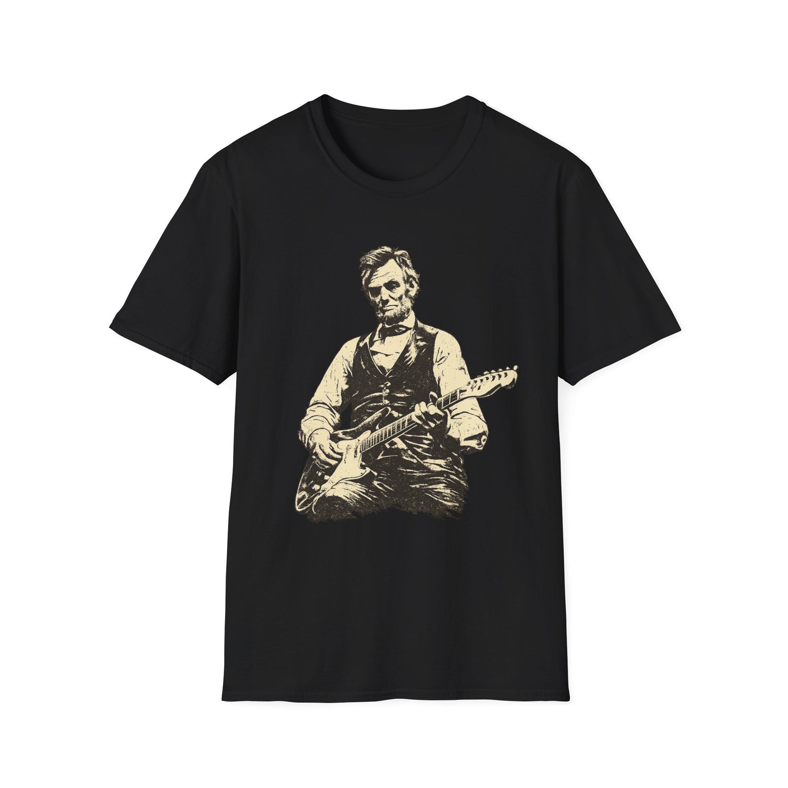 Abraham Lincoln Guitarist T-Shirt