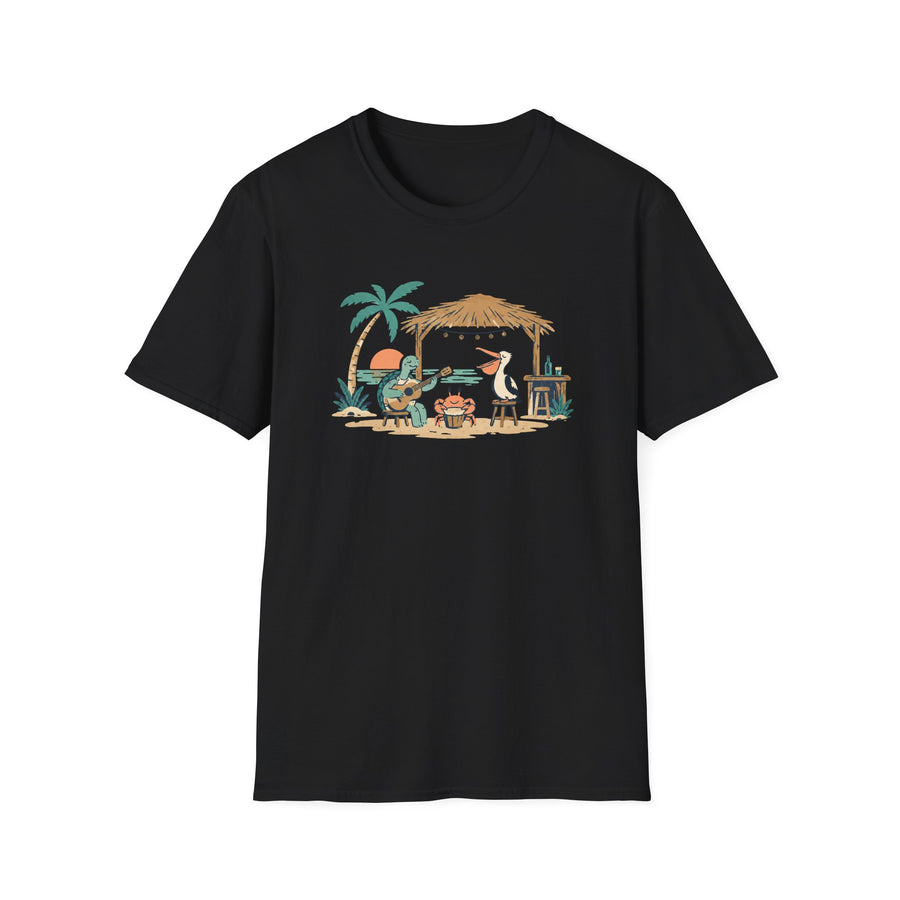 Tropical Beach Band T-Shirt