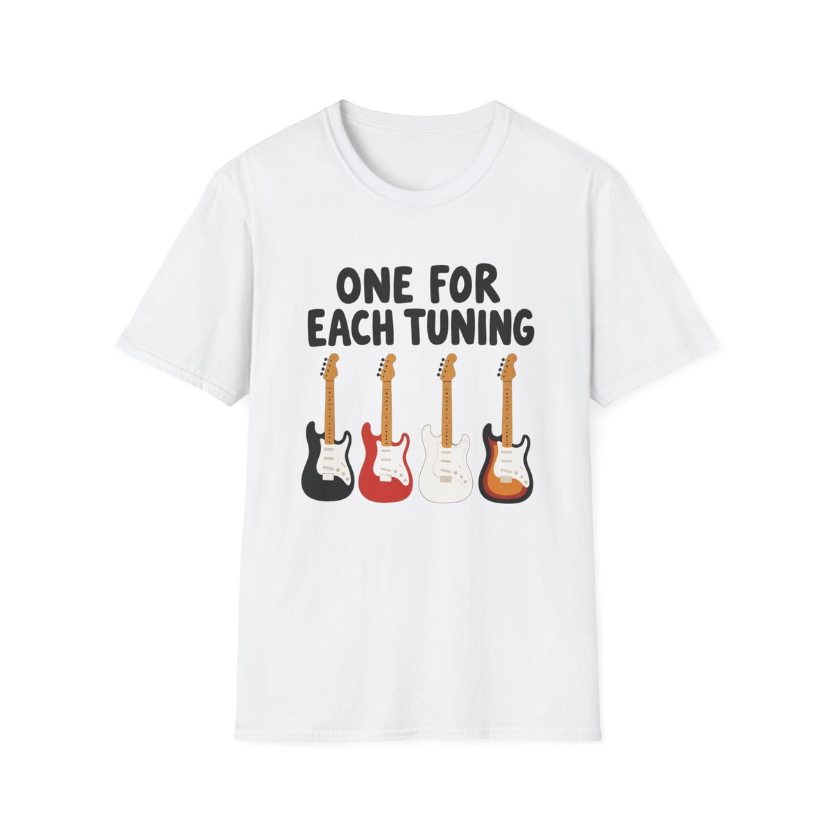 One For Each Tuning Guitar T‑Shirt