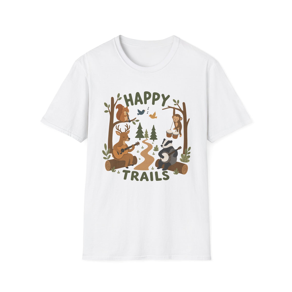 Happy Trails Music Animals T-Shirt