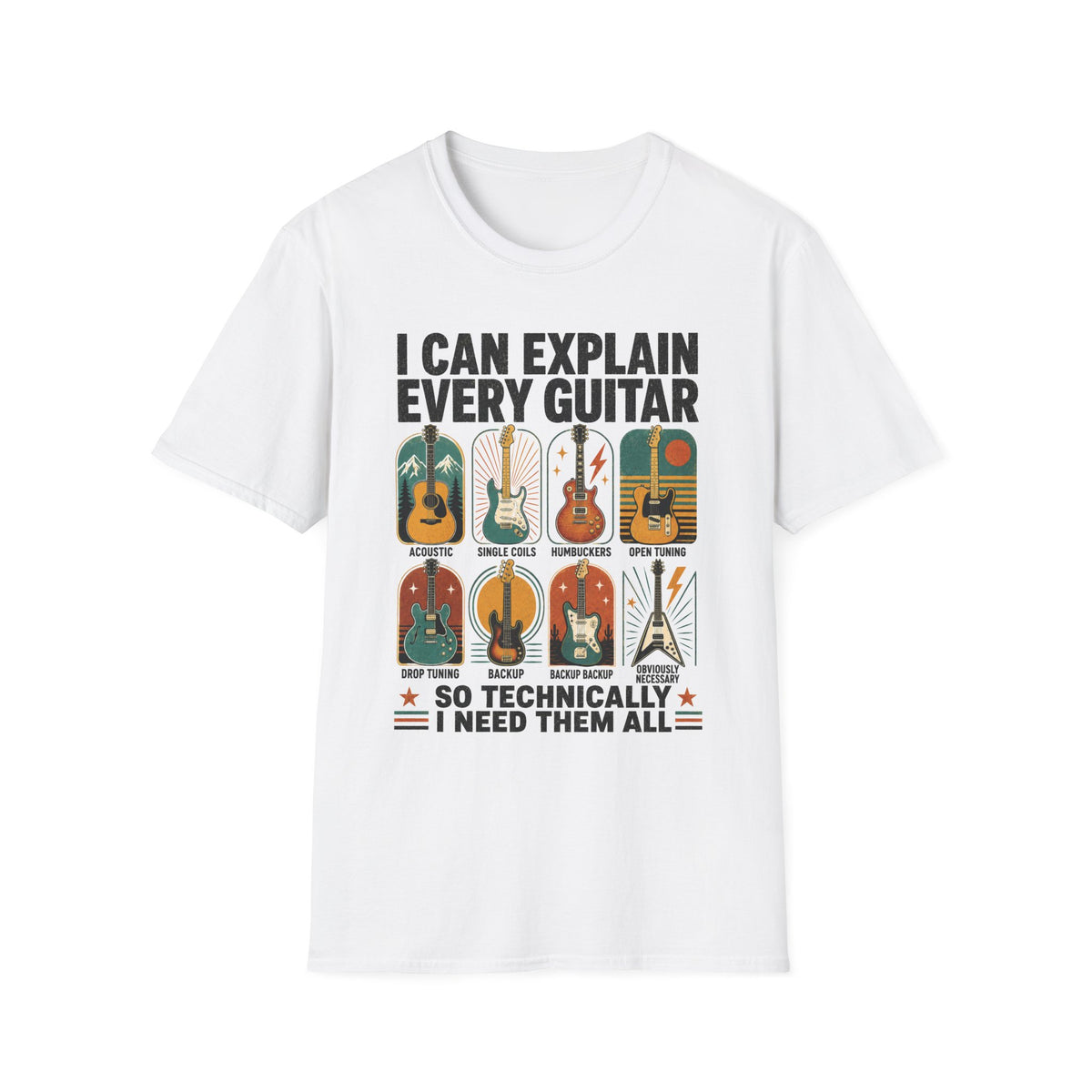 I Can Explain Every Guitar T‑Shirt