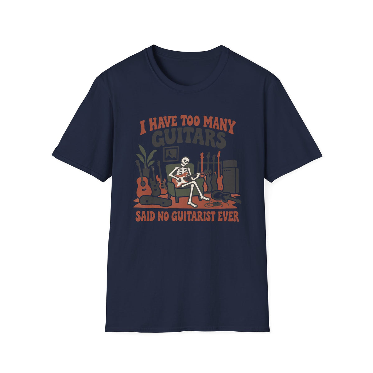 Too Many Guitars T‑Shirt