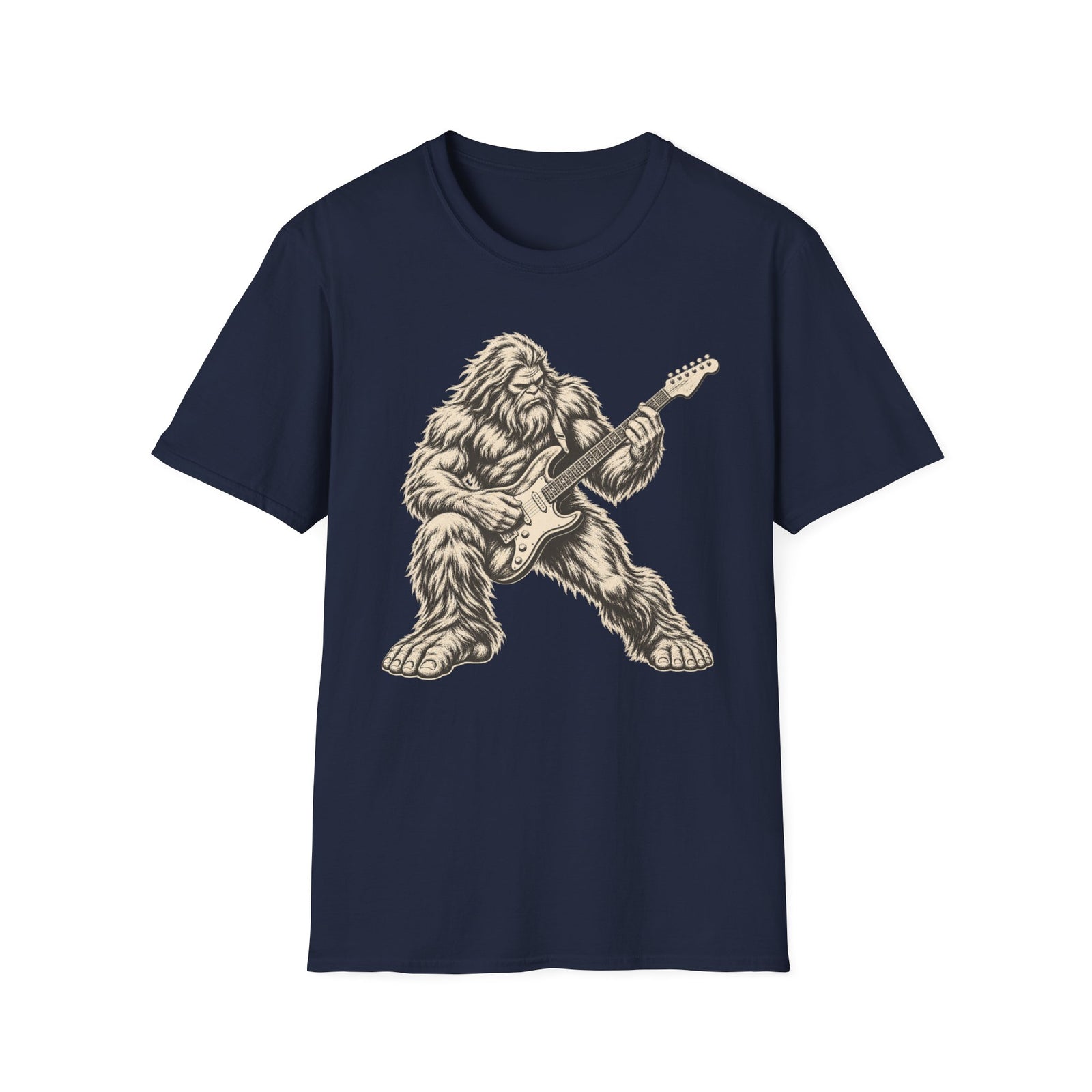 Guitar-Playing Sasquatch T-Shirt