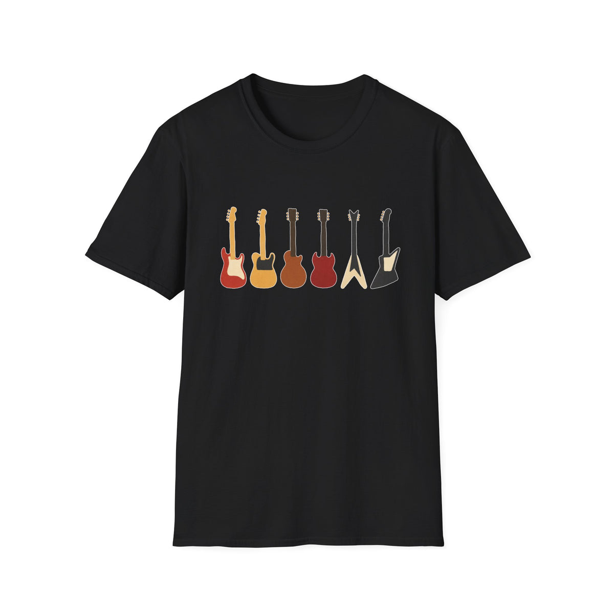 Guitar Models Lineup T-Shirt