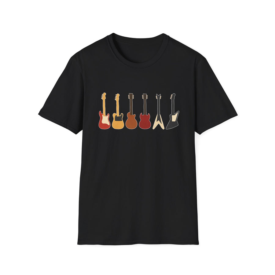 Guitar Models Lineup T-Shirt