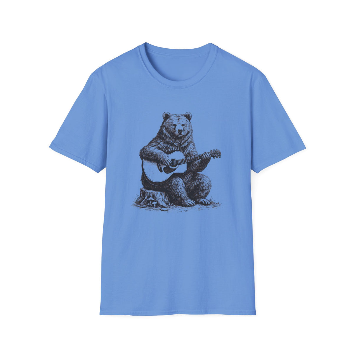 Bear Playing Guitar T‑Shirt