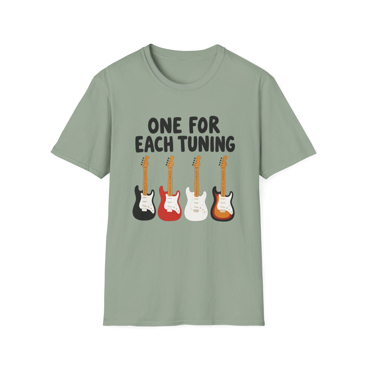 One For Each Tuning Guitar T‑Shirt