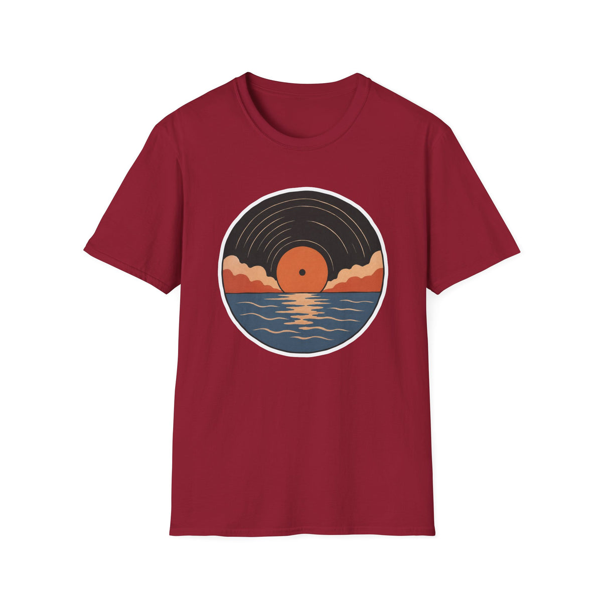 Vinyl Record Sunset T-Shirt