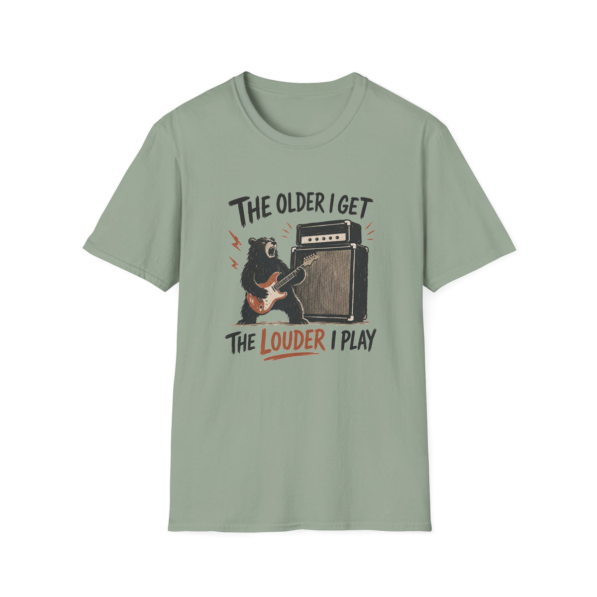 The Older I Get The Louder I Play T-Shirt