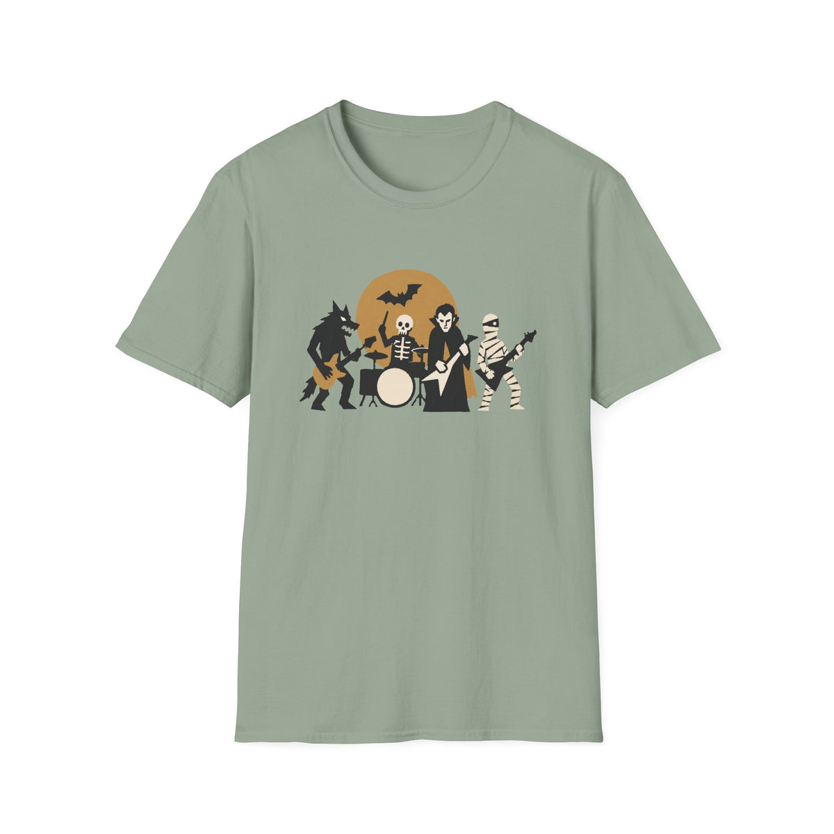 Halloween Monster Band T-Shirt