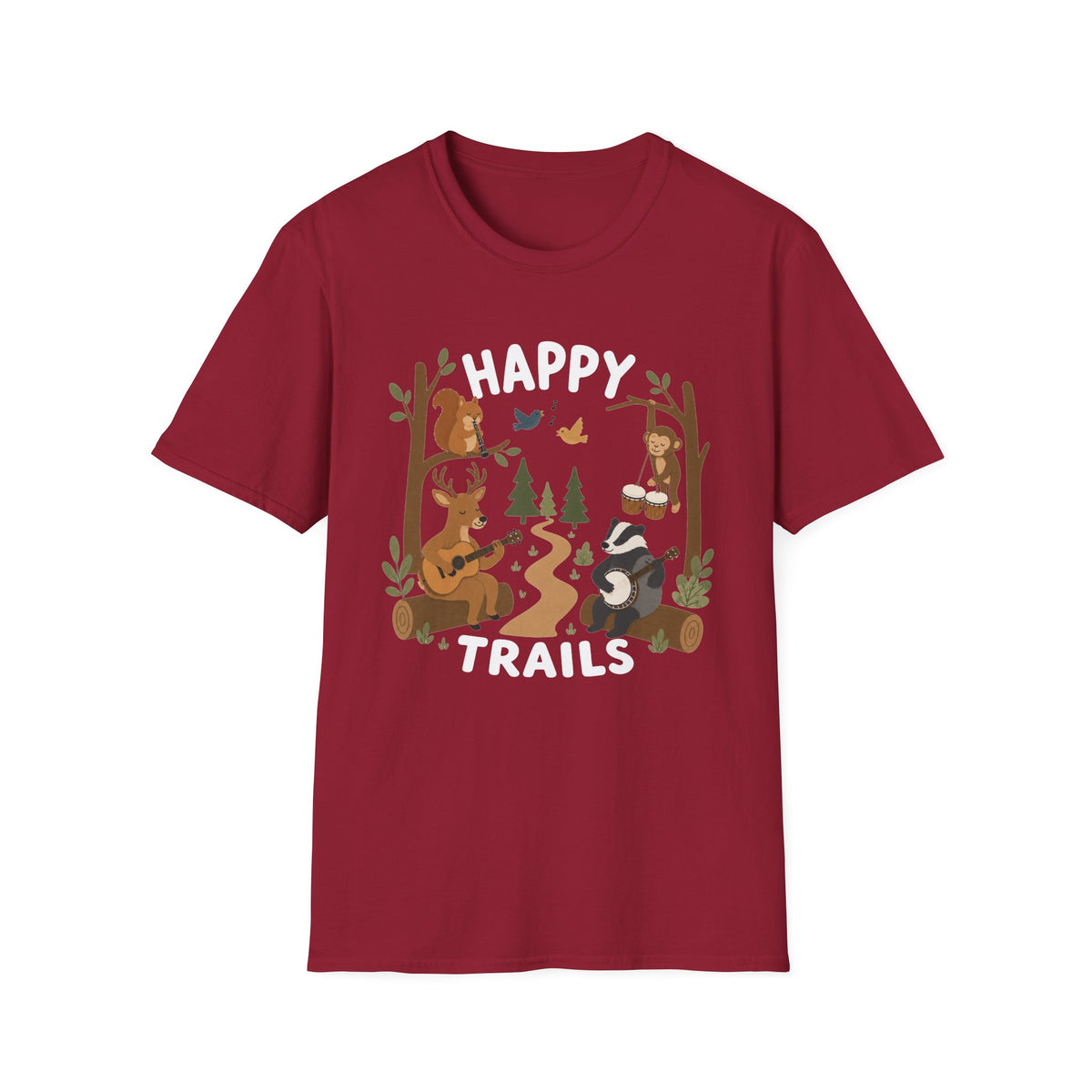 Happy Trails Music Animals T-Shirt