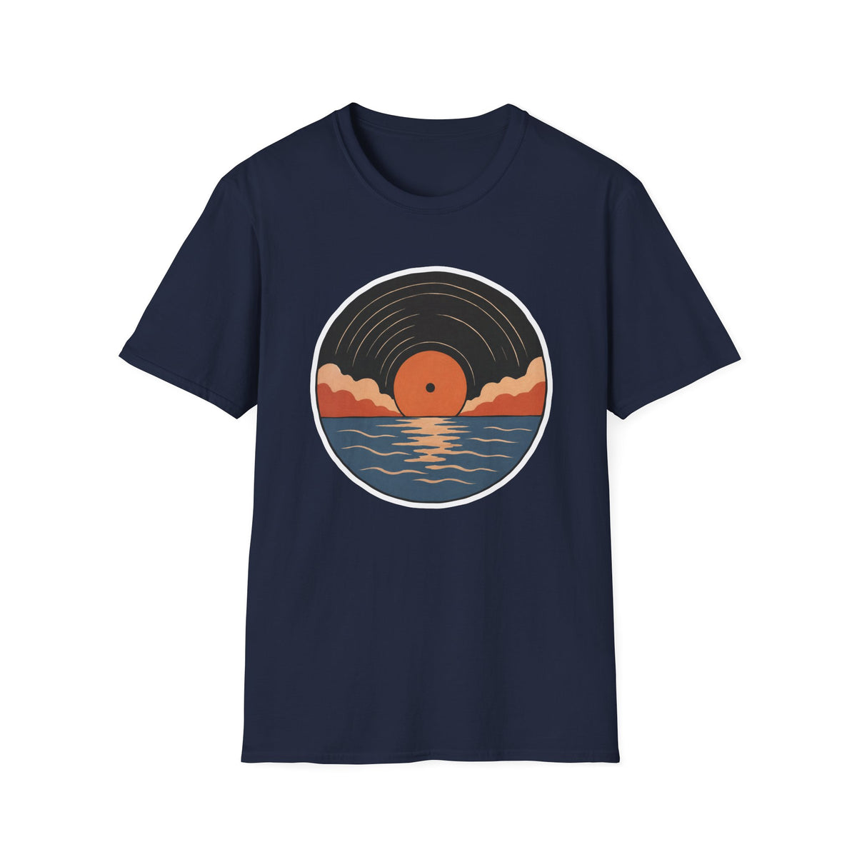 Vinyl Record Sunset T-Shirt