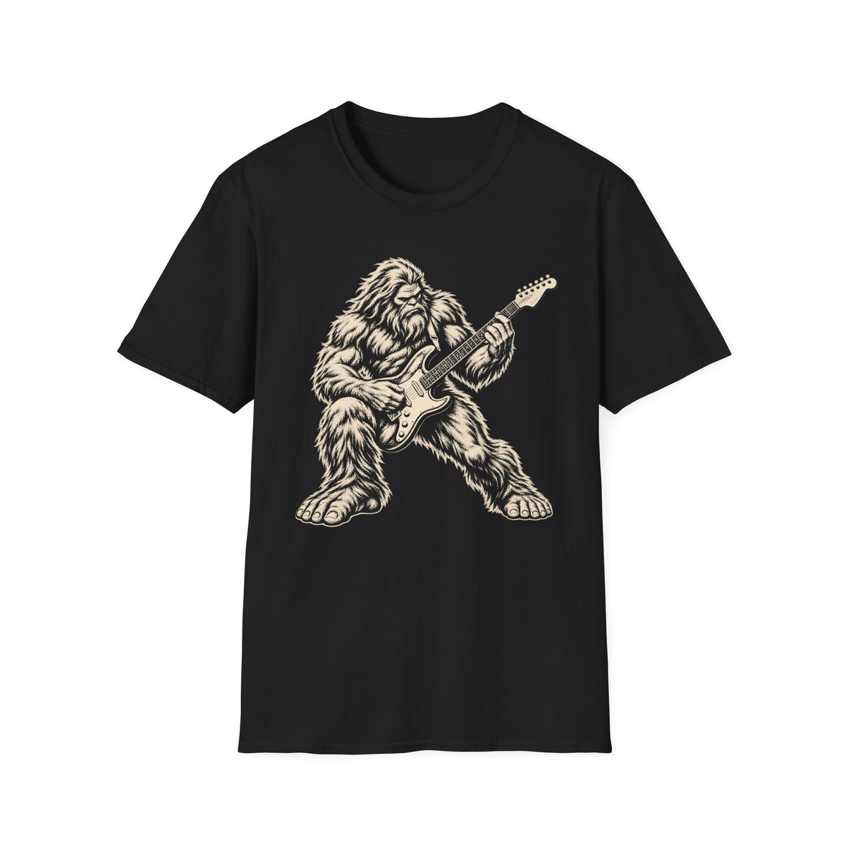 Guitar-Playing Sasquatch T-Shirt