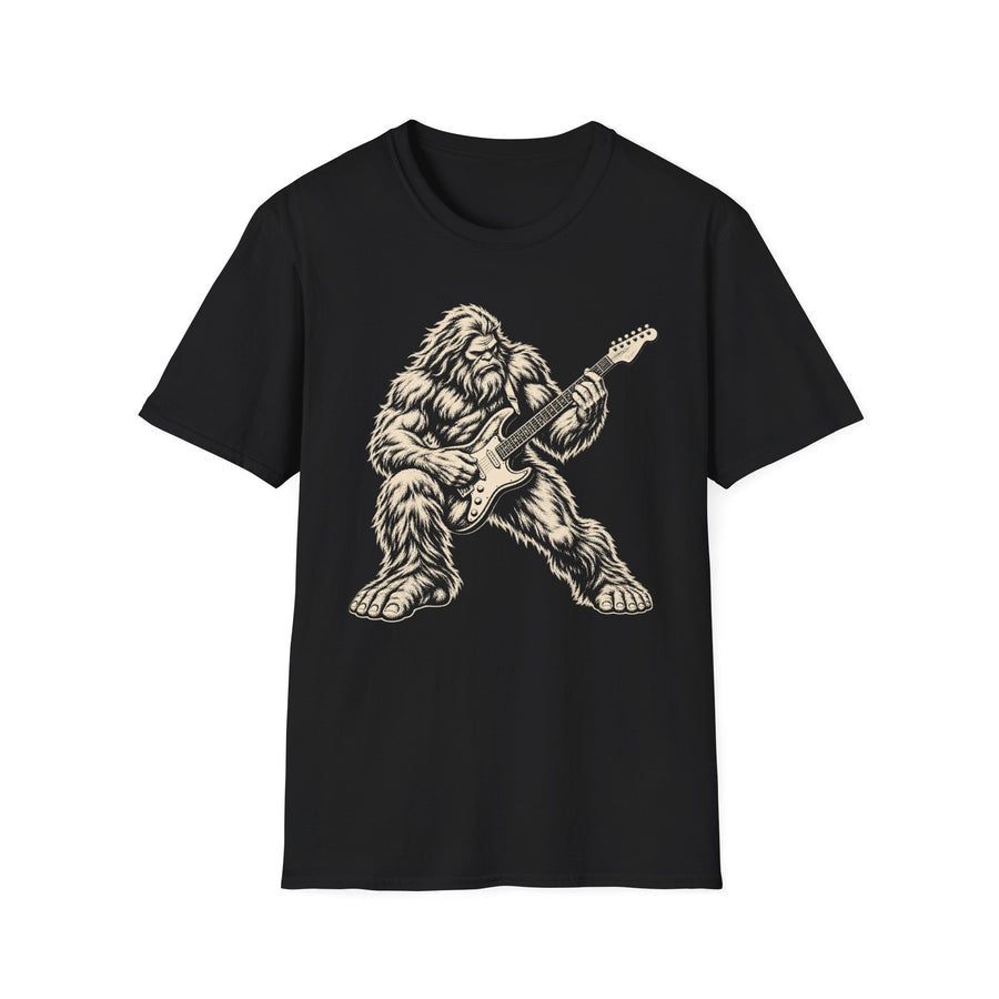Guitar-Playing Sasquatch T-Shirt