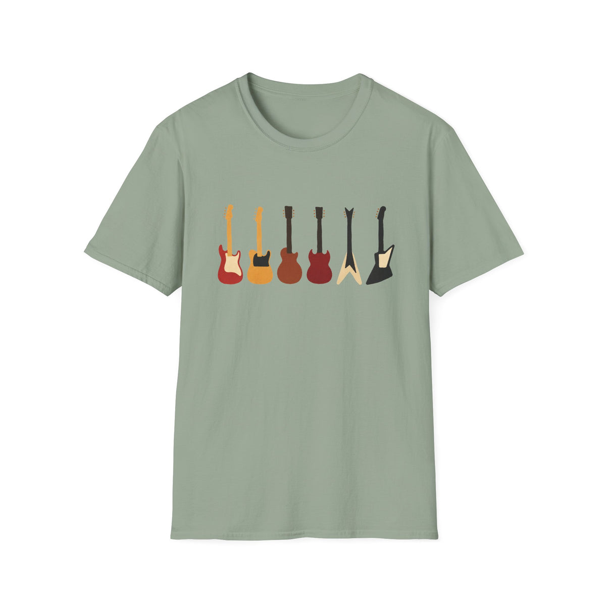 Guitar Models Lineup T-Shirt