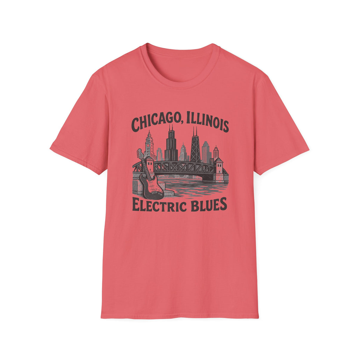 Chicago Illinois Electric Blues T-Shirt