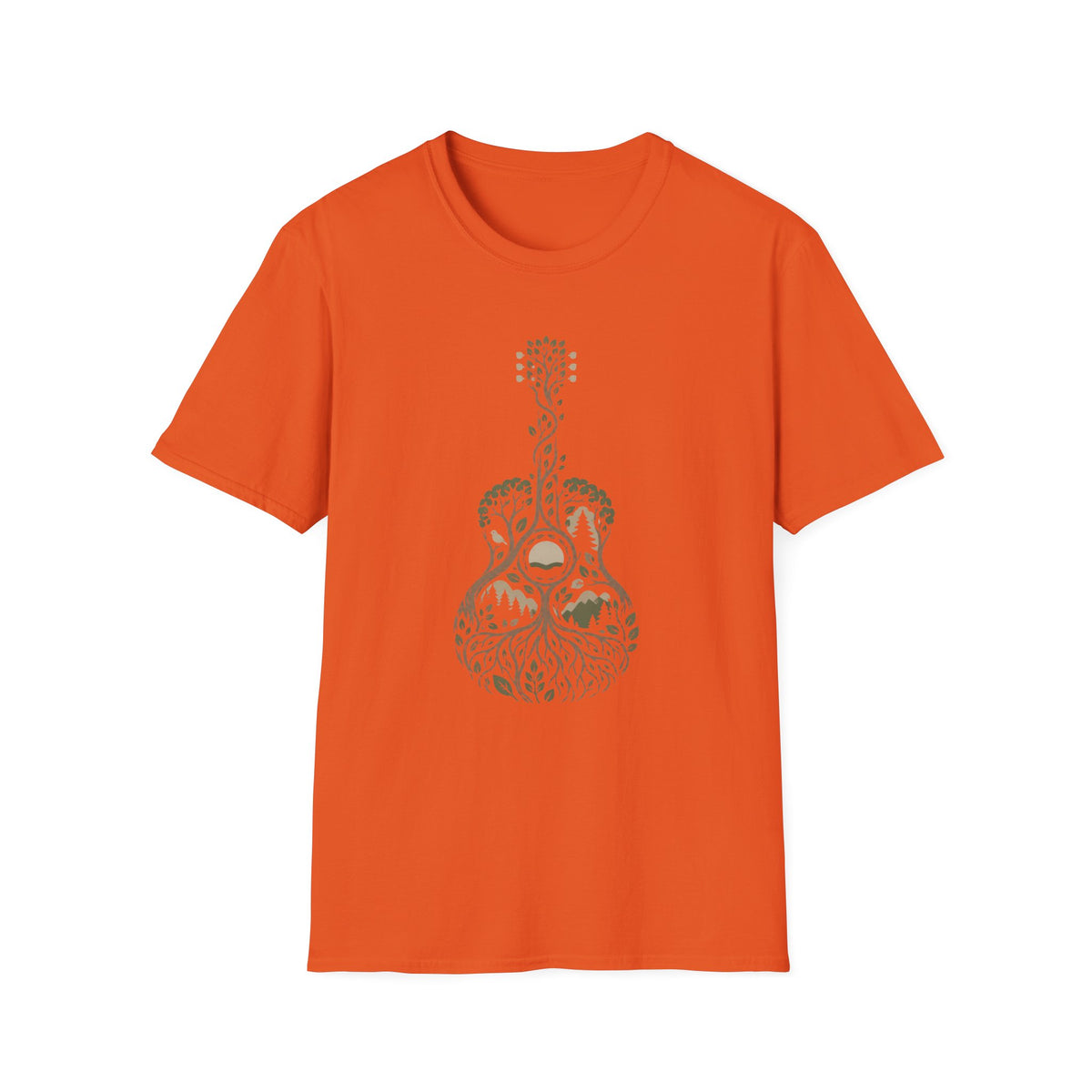 Nature Guitar T‑Shirt