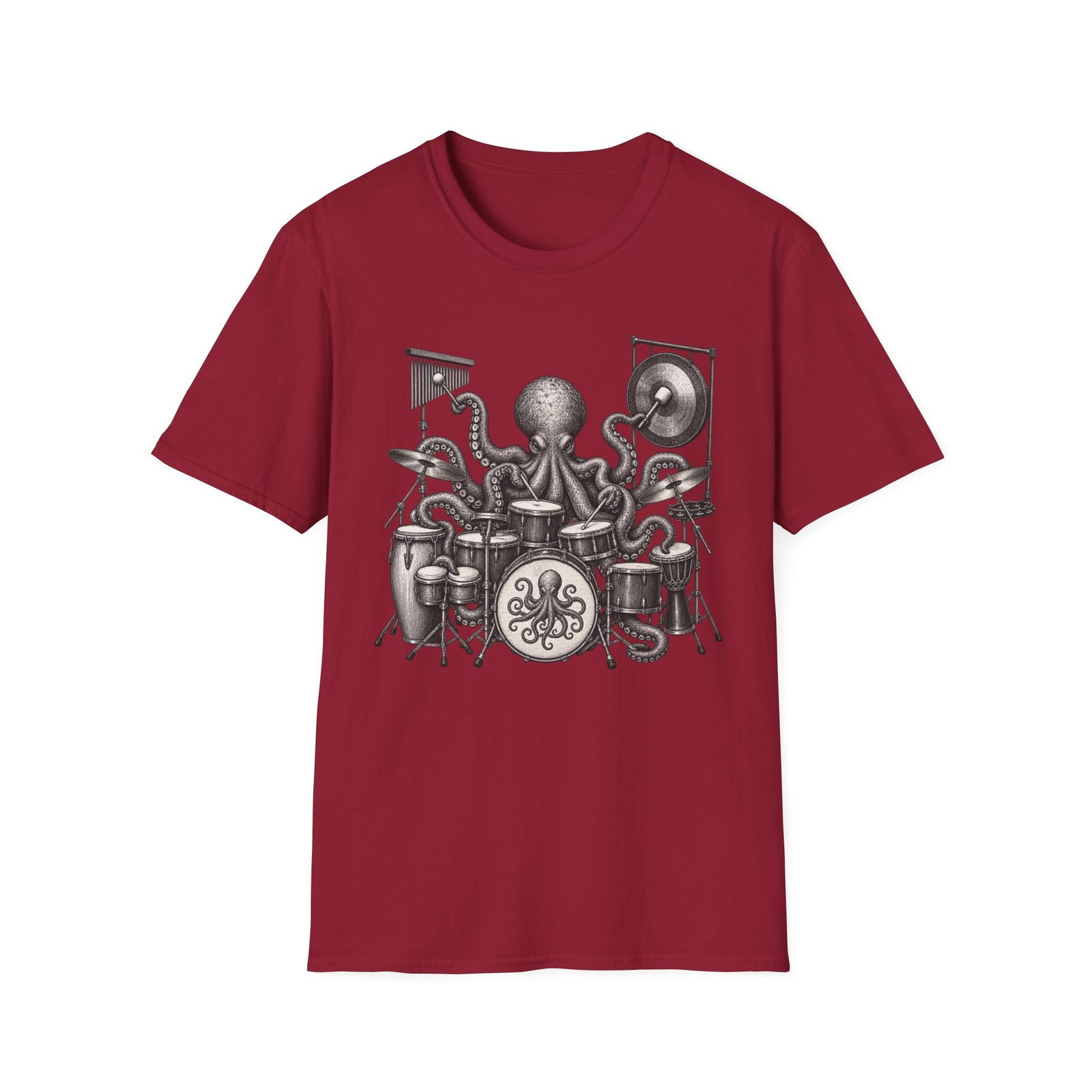 Octopus Drummer T-Shirt