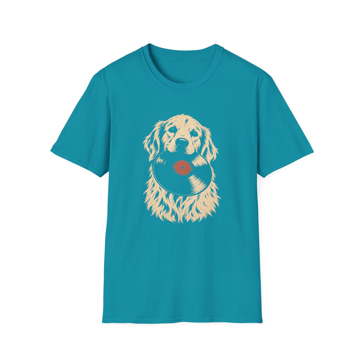 Vinyl Record Dog T-Shirt