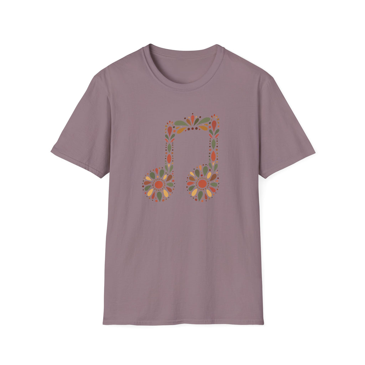 Floral Headphones T‑Shirt