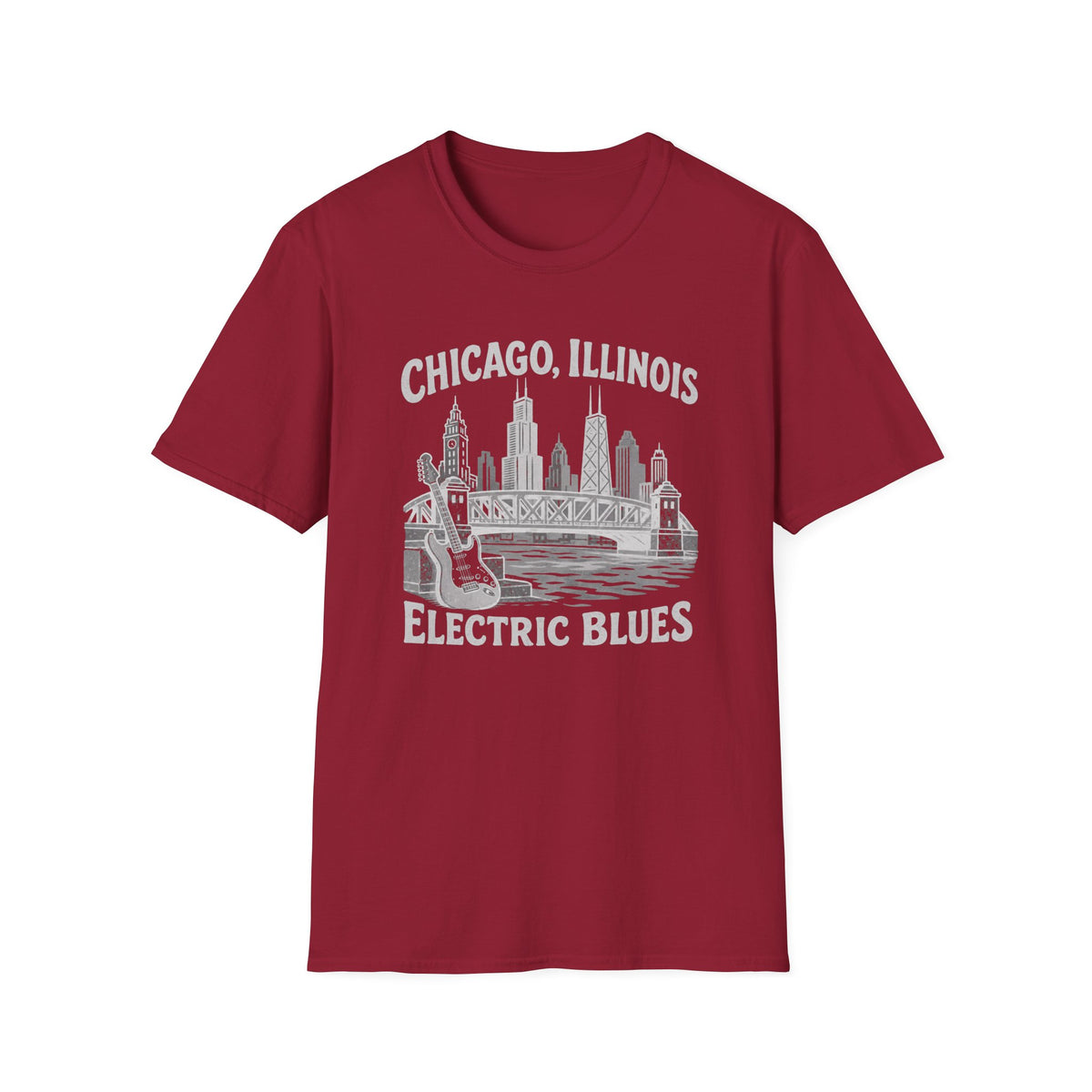 Chicago Illinois Electric Blues T-Shirt