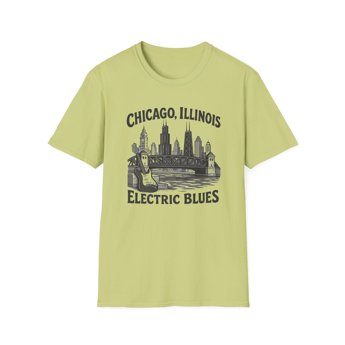 Chicago Illinois Electric Blues T-Shirt