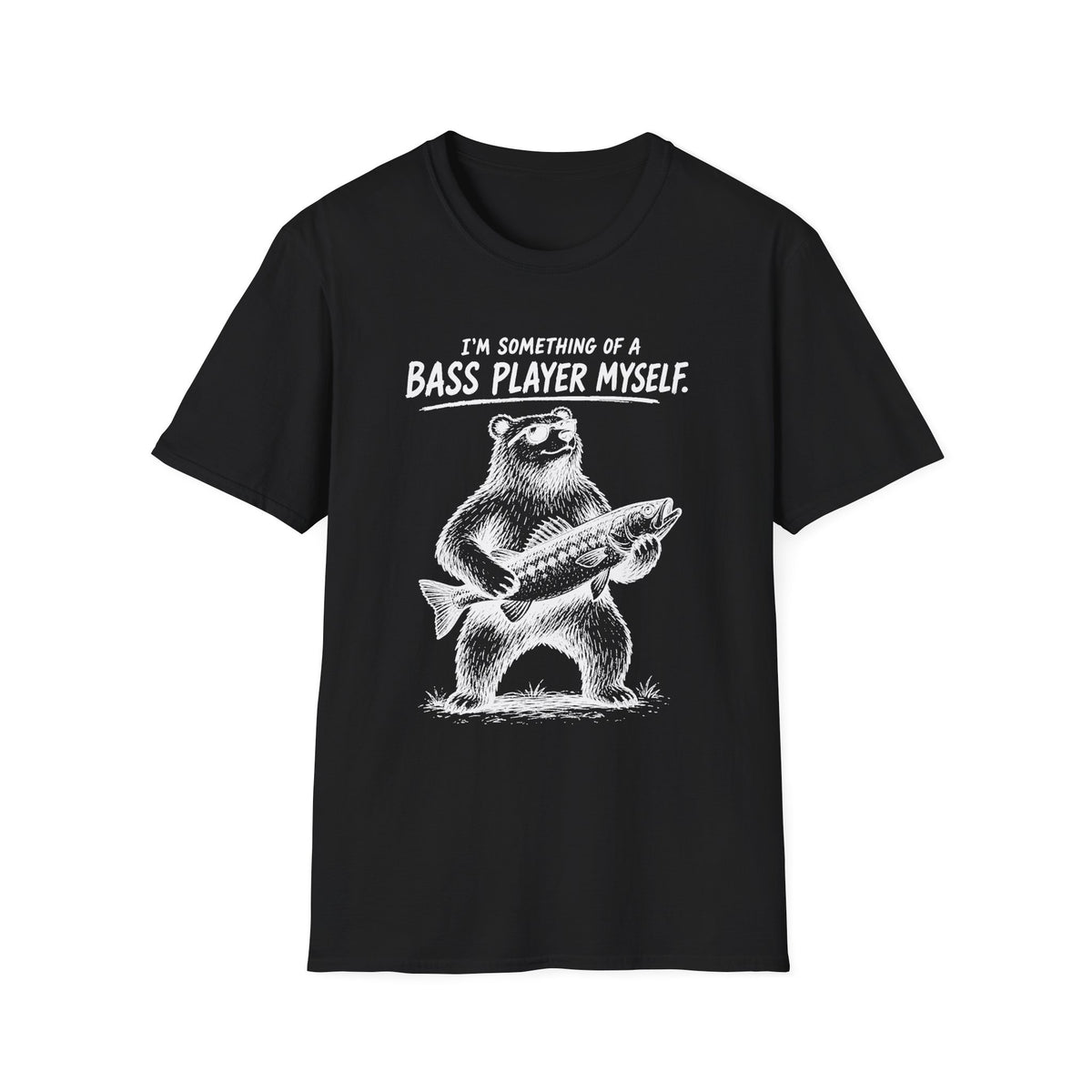 Bass Player Bear T-Shirt
