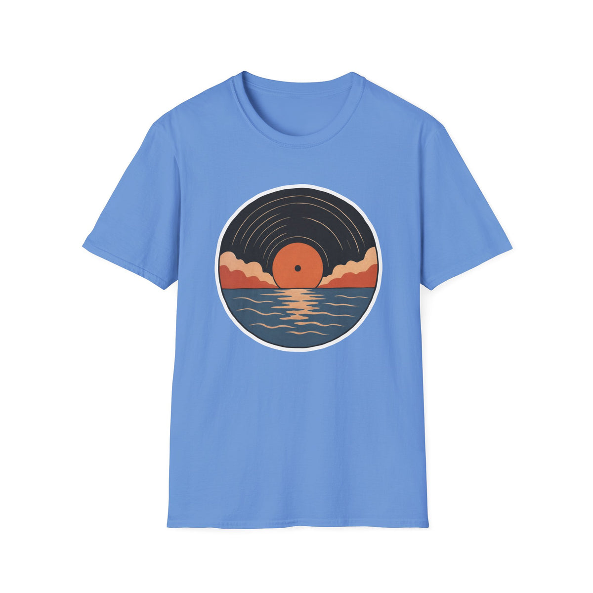 Vinyl Record Sunset T-Shirt